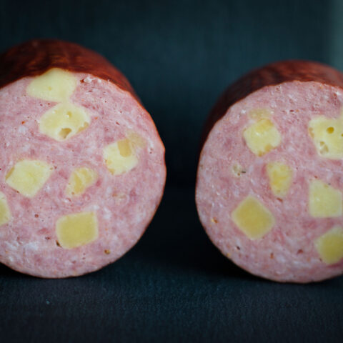 Bio Hauswurst mit Käse