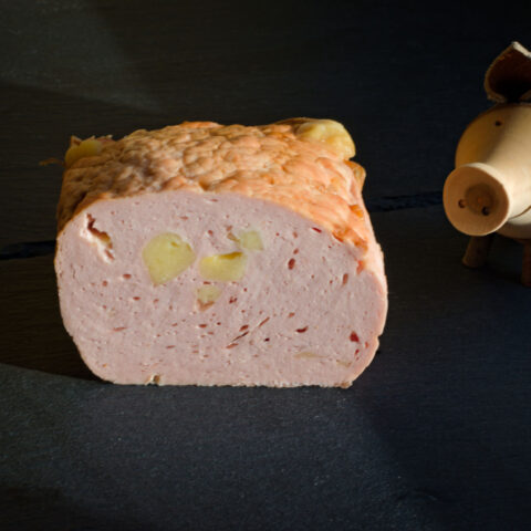 Bio Leberkäse mit Käse